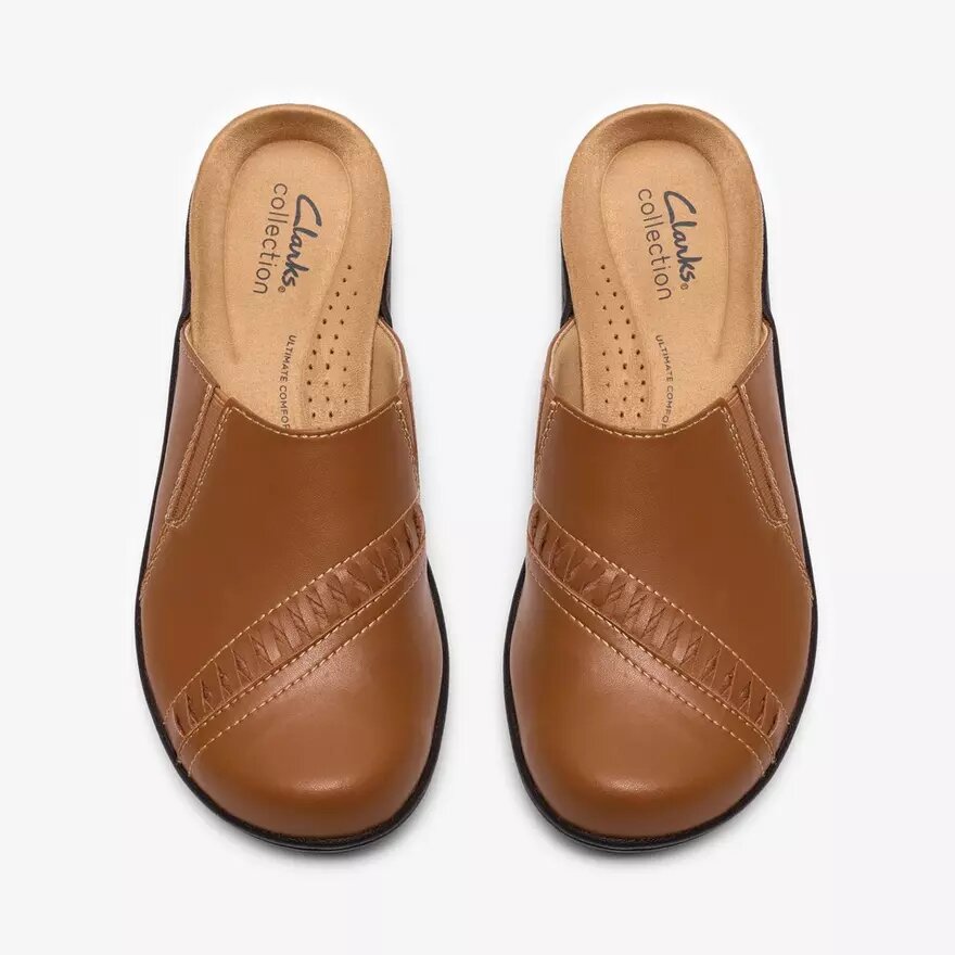 Sabots et Mules Laurieann Lux en cuir beige pour femme Sabots et Mules Laurieann Lux en cuir beige pour femme