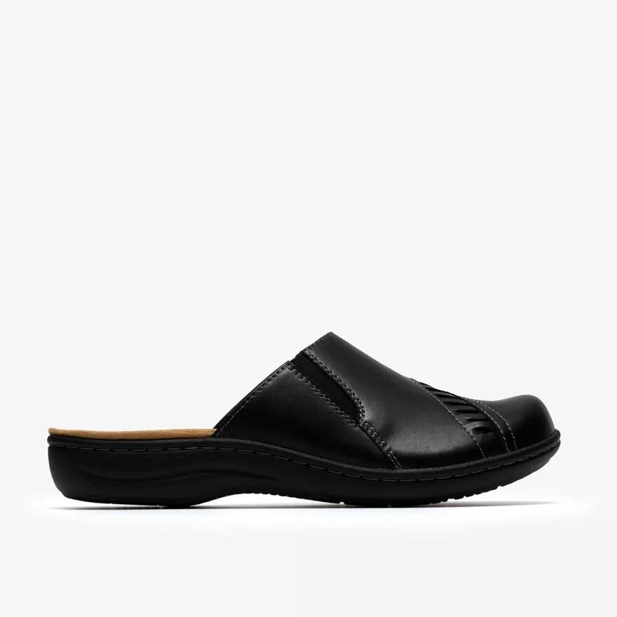 Sabots et Mules Laurieann Lux en cuir noir pour femme Sabots et Mules Laurieann Lux en cuir noir pour femme