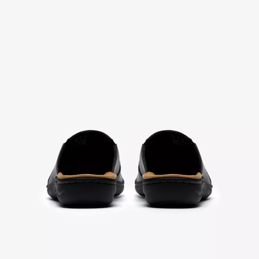 Sabots et Mules Laurieann Lux en cuir noir pour femme Sabots et Mules Laurieann Lux en cuir noir pour femme