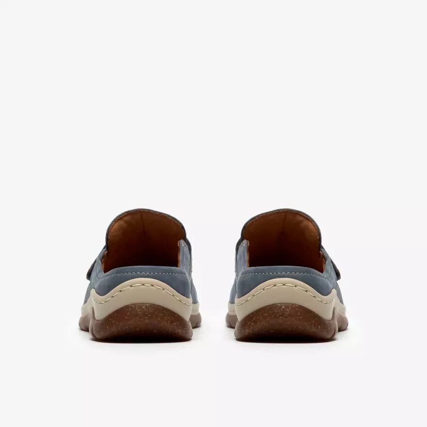 Sabots Orlene pour femme en nubuck bleu denim – Sabots et Mules Sabots Orlene pour femme en nubuck bleu denim – Sabots et Mules