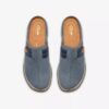 Sabots Orlene pour femme en nubuck bleu denim – Sabots et Mules Sabots Orlene pour femme en nubuck bleu denim – Sabots et Mules