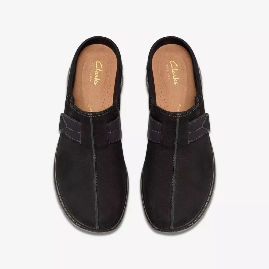 Sabots Orlene pour femme en nubuck noir – Sabots et Mules Sabots Orlene pour femme en nubuck noir – Sabots et Mules