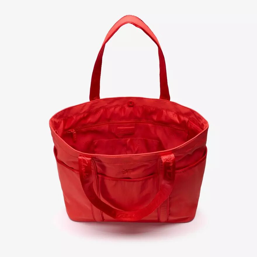 Sac fourre-tout Cloudsteppers pour femme, rouge coquelicot Sac fourre-tout Cloudsteppers pour femme, rouge coquelicot