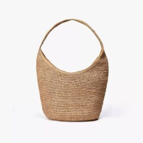 Sac fourre-tout en paille naturelle Talia pour femme