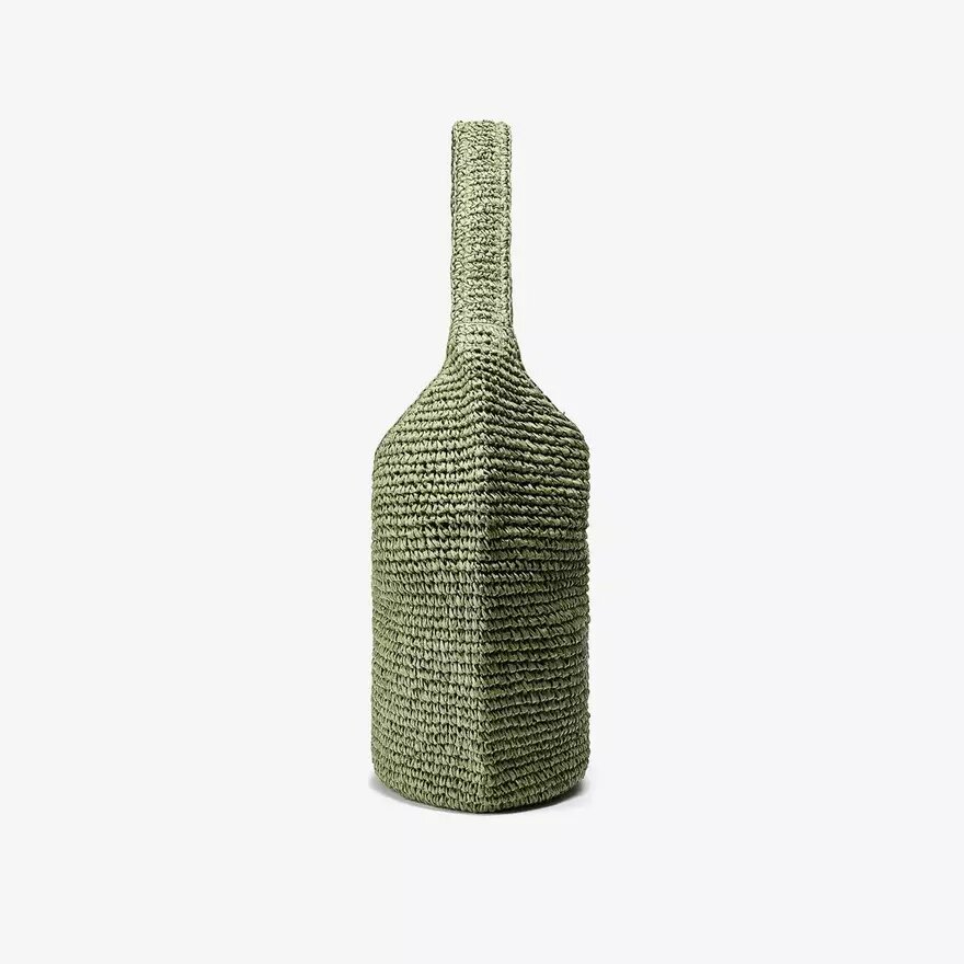 Sac fourre-tout en paille Talia vert pour femme Sac fourre-tout en paille Talia vert pour femme