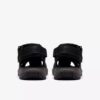 Sandale en cuir noir Guideview Cove pour homme