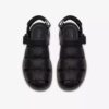 Sandale en cuir noir Guideview Cove pour homme