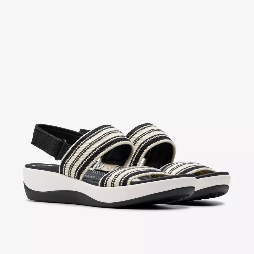 Sandales Cloudsteppers™ Arla Stroll noires multicolores pour femme Sandales Cloudsteppers™ Arla Stroll noires multicolores pour femme