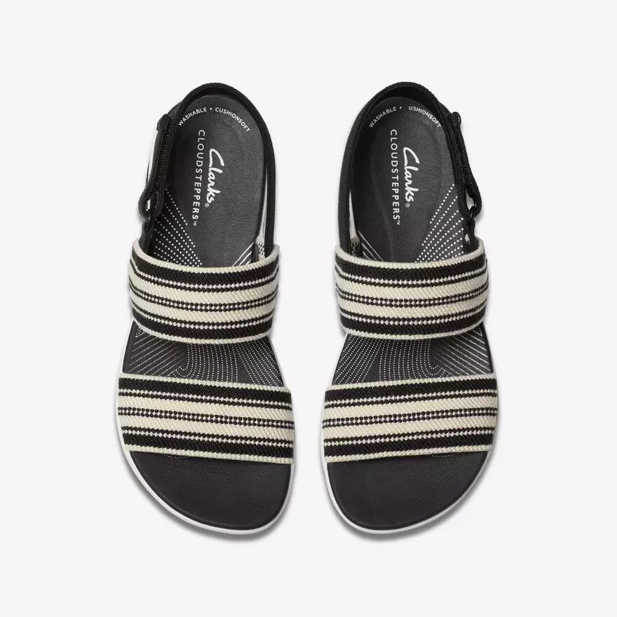 Sandales Cloudsteppers™ Arla Stroll noires multicolores pour femme Sandales Cloudsteppers™ Arla Stroll noires multicolores pour femme