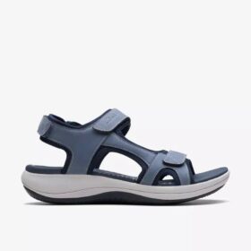 Sandales Cloudsteppers™ à lanières Mira Bay bleu denim pour femme