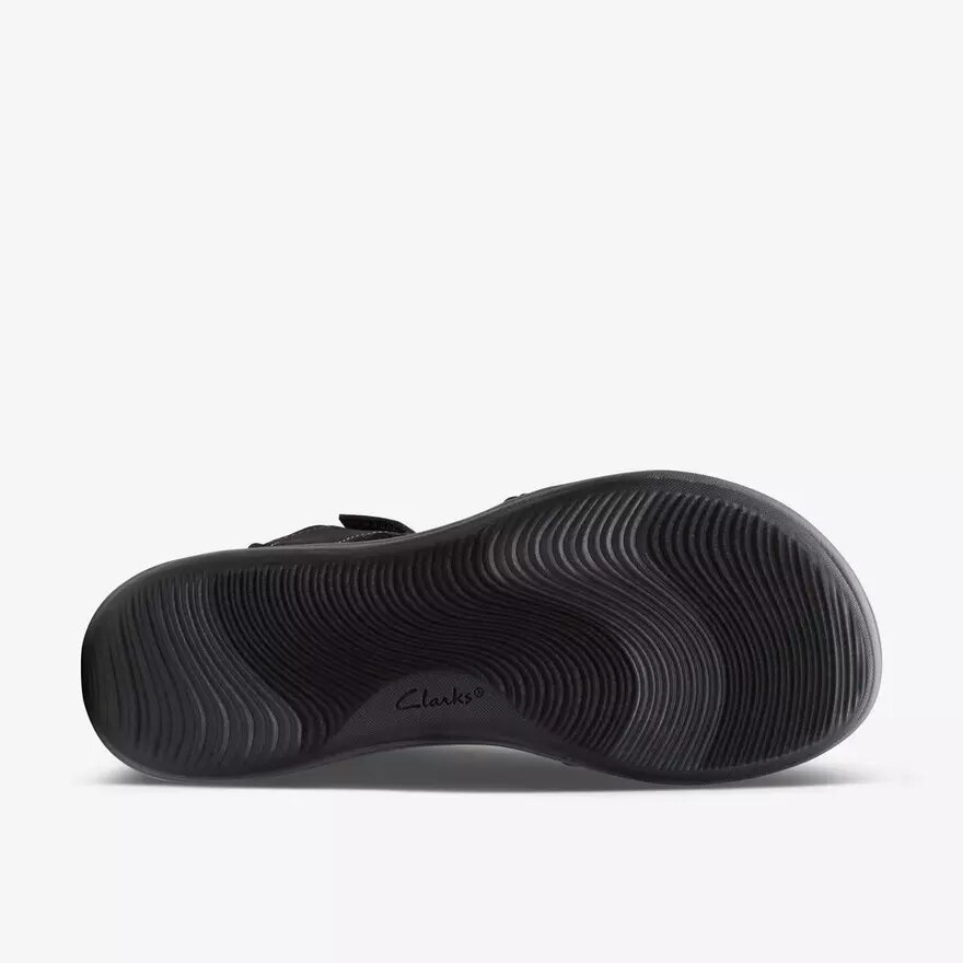 Sandales Cloudsteppers™ Mira Bay noires à lanières pour femme Sandales Cloudsteppers™ Mira Bay noires à lanières pour femme