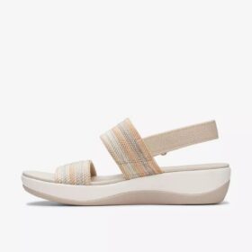 Sandales compensées Arla Stroll Beige Cloudsteppers™ pour femme