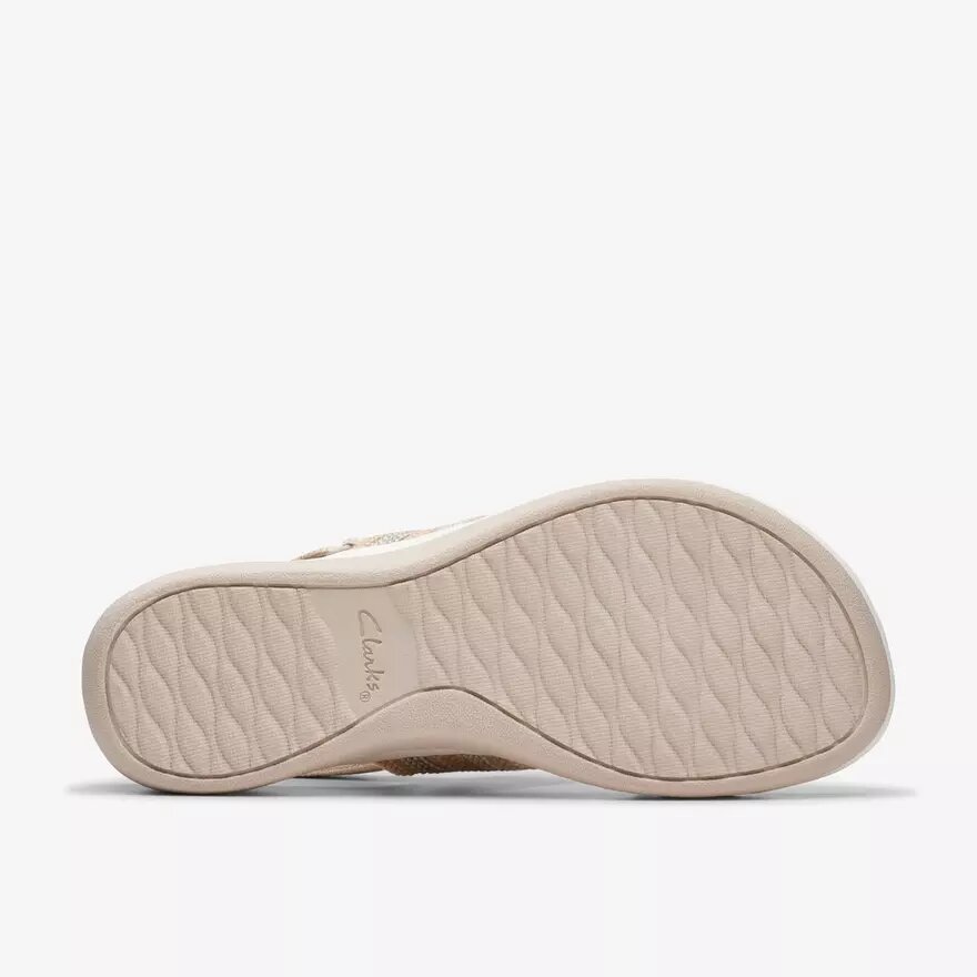 Sandales compensées Arla Stroll Beige Cloudsteppers™ pour femme Sandales compensées Arla Stroll Beige Cloudsteppers™ pour femme