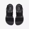 Sandales compensées Arla Stroll Black Cloudsteppers™ pour femme
