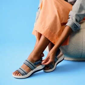 Sandales compensées Arla Stroll Blue Cloudsteppers™ pour femme