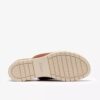 Sandales compensées Diaz pour femme en cuir beige