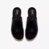 Sandales compensées Diaz pour femme en cuir noir – US
