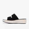 Sandales compensées Drift Faye noires pour femme