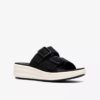 Sandales compensées Drift Faye noires pour femme