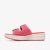 Sandales compensées Drift Faye roses pour femme