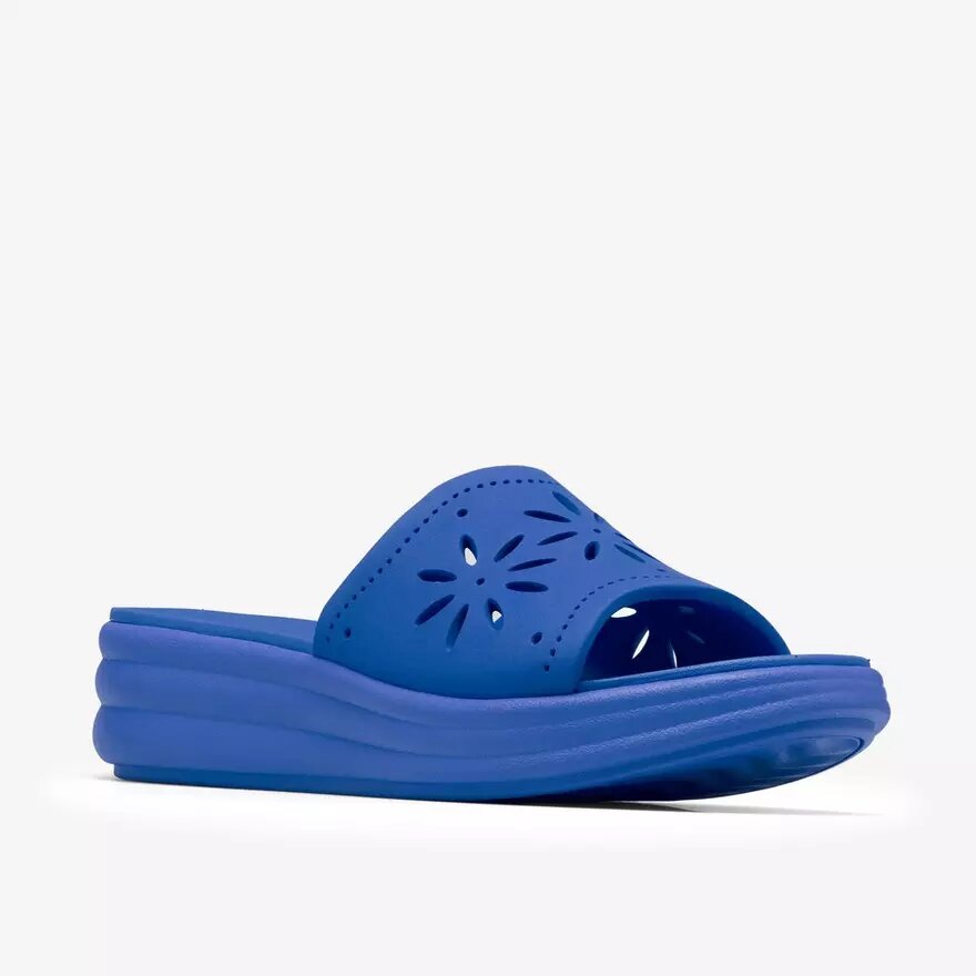 Sandales compensées Drift Floral Blue pour femme Sandales compensées Drift Floral Blue pour femme