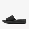 Sandales compensées Drift Floral noires pour femme Sandales compensées Drift Floral noires pour femme