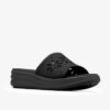 Sandales compensées Drift Floral noires pour femme Sandales compensées Drift Floral noires pour femme