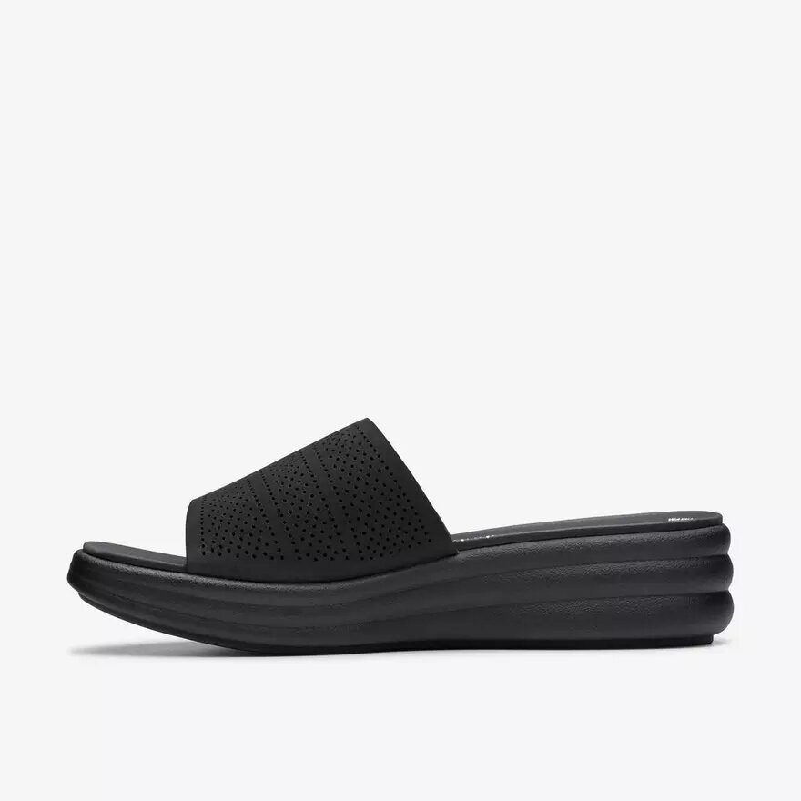 Sandales compensées Drift Twist Black Cloudsteppers™ pour femme Sandales compensées Drift Twist Black Cloudsteppers™ pour femme