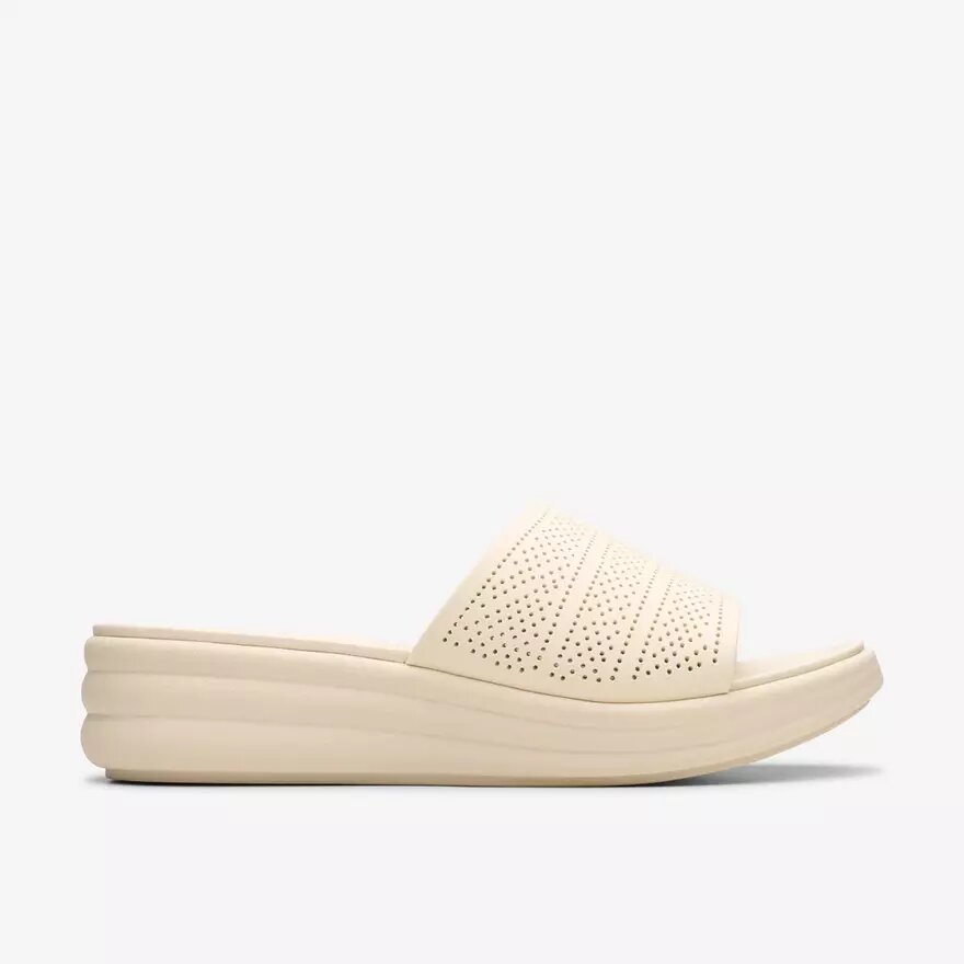 Sandales compensées Drift Twist Crème Cloudsteppers™ pour femme Sandales compensées Drift Twist Crème Cloudsteppers™ pour femme