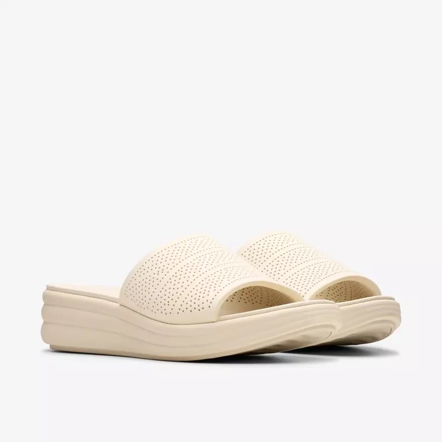 Sandales compensées Drift Twist Crème Cloudsteppers™ pour femme Sandales compensées Drift Twist Crème Cloudsteppers™ pour femme