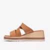 Sandales compensées Kidiki Cove en nubuck beige pour femme Sandales compensées Kidiki Cove en nubuck beige pour femme