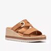 Sandales compensées Kidiki Cove en nubuck beige pour femme Sandales compensées Kidiki Cove en nubuck beige pour femme