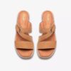 Sandales compensées Kidiki Cove en nubuck beige pour femme Sandales compensées Kidiki Cove en nubuck beige pour femme