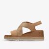 Sandales compensées Kidiki Sun Beige pour femme Sandales compensées Kidiki Sun Beige pour femme