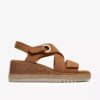 Sandales compensées Kidiki Sun en nubuck pour femme Sandales compensées Kidiki Sun en nubuck pour femme