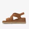 Sandales compensées Kidiki Sun en nubuck pour femme Sandales compensées Kidiki Sun en nubuck pour femme