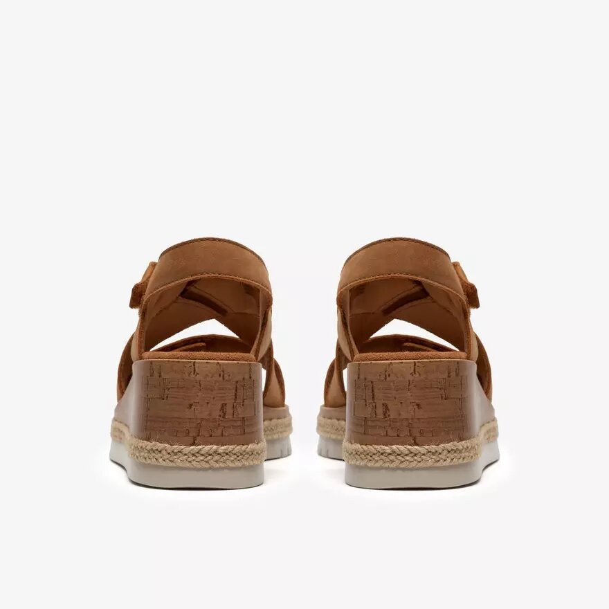 Sandales compensées Kidiki Sun en nubuck pour femme Sandales compensées Kidiki Sun en nubuck pour femme