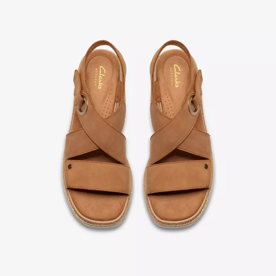 Sandales compensées Kidiki Sun en nubuck pour femme Sandales compensées Kidiki Sun en nubuck pour femme