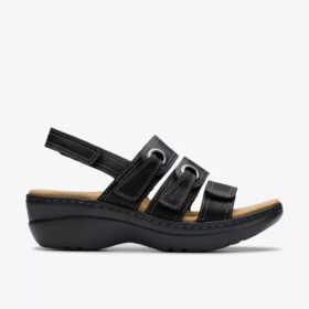 Sandales compensées Merliah2 Bali noires pour femme
