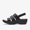 Sandales compensées Merliah2 Bali noires pour femme Sandales compensées Merliah2 Bali noires pour femme