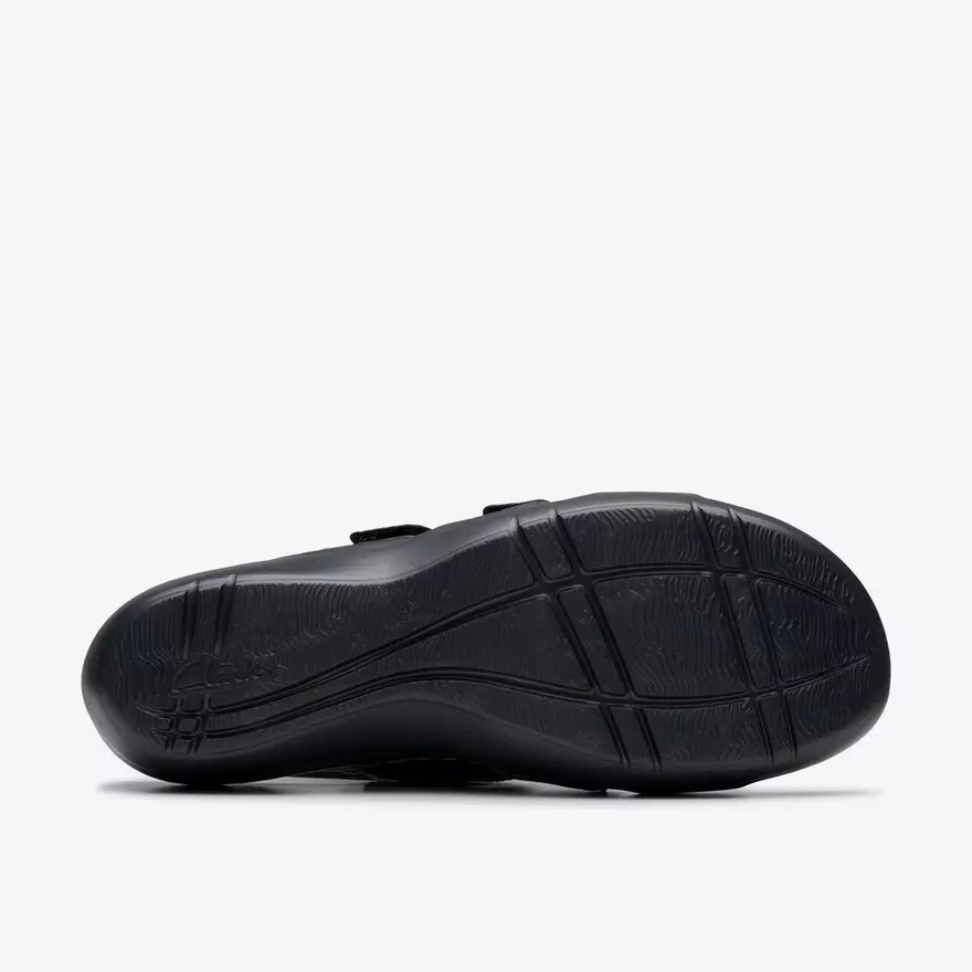 Sandales compensées Merliah2 Bali noires pour femme Sandales compensées Merliah2 Bali noires pour femme