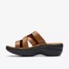Sandales compensées Merliah2 Cove en cuir beige pour femme Sandales compensées Merliah2 Cove en cuir beige pour femme