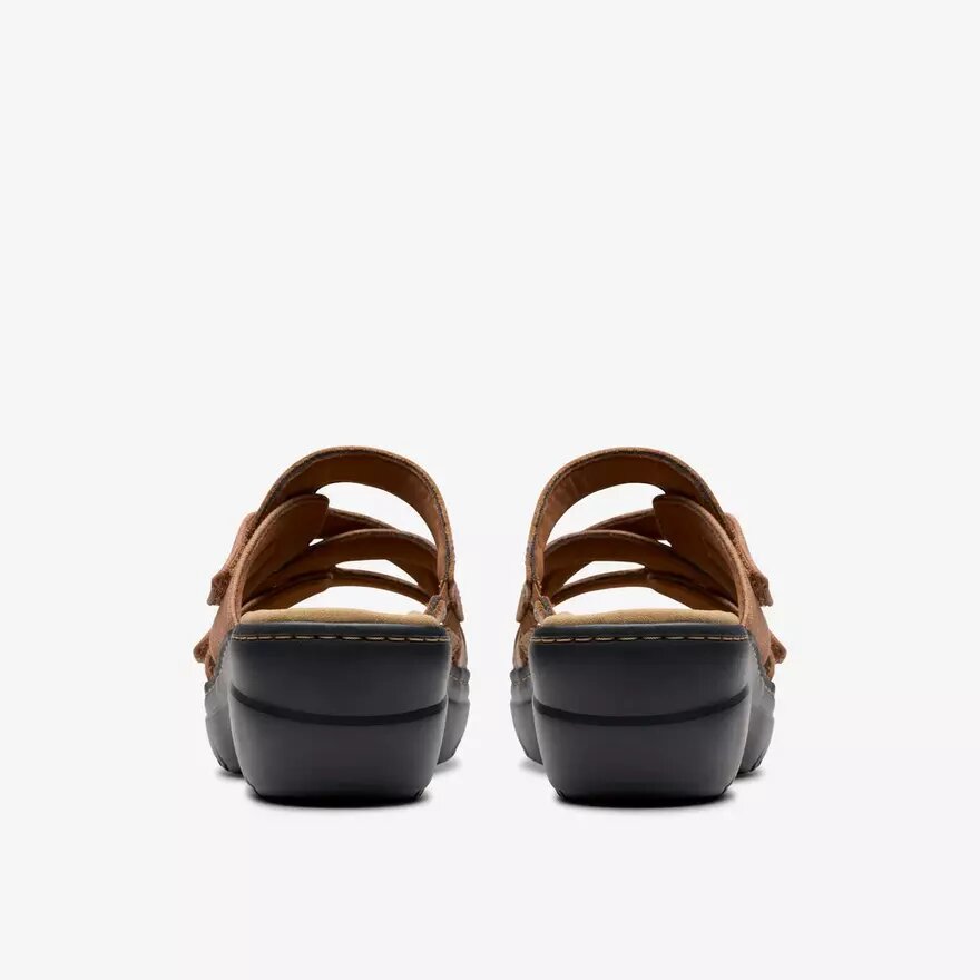 Sandales compensées Merliah2 Cove en cuir beige pour femme Sandales compensées Merliah2 Cove en cuir beige pour femme