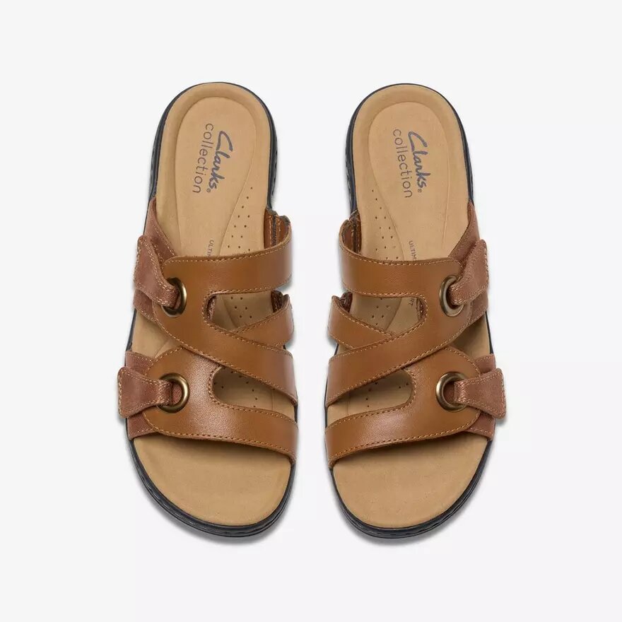 Sandales compensées Merliah2 Cove en cuir beige pour femme Sandales compensées Merliah2 Cove en cuir beige pour femme