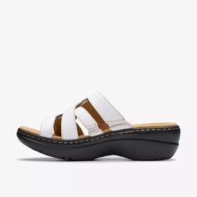 Sandales compensées Merliah2 Cove en cuir blanc pour femme