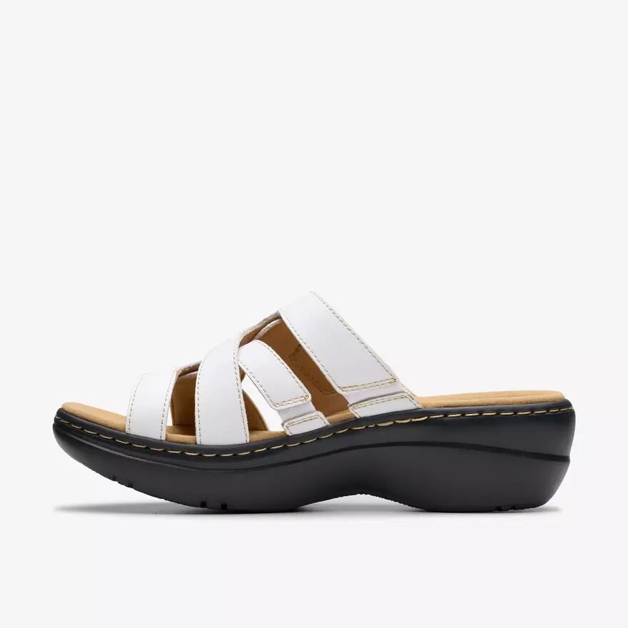 Sandales compensées Merliah2 Cove en cuir blanc pour femme Sandales compensées Merliah2 Cove en cuir blanc pour femme