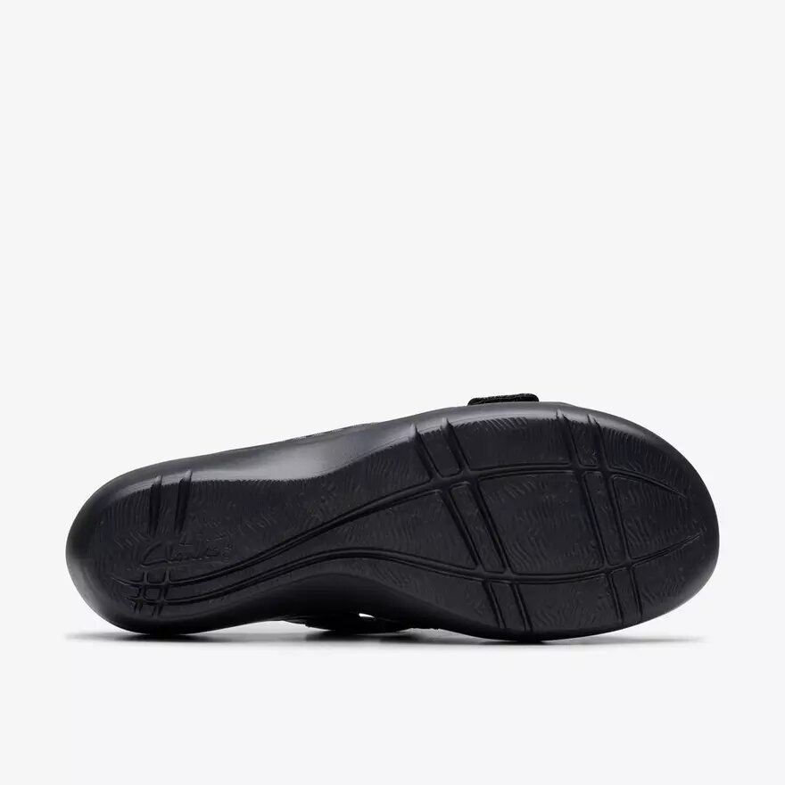 Sandales compensées Merliah2 Cove en cuir noir pour femme Sandales compensées Merliah2 Cove en cuir noir pour femme