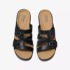 Sandales compensées Merliah2 Cove en cuir noir pour femme Sandales compensées Merliah2 Cove en cuir noir pour femme
