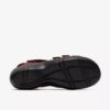 Sandales compensées Merliah2 en cuir rouge rubis pour femme Sandales compensées Merliah2 en cuir rouge rubis pour femme