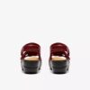 Sandales compensées Merliah2 en cuir rouge rubis pour femme Sandales compensées Merliah2 en cuir rouge rubis pour femme